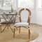 Merrick Lane Celia Stacking Thonet Bistro Style Chair with Arms, PE Rattan Seat, and Metal Frame for Indoor/Outdoor Use